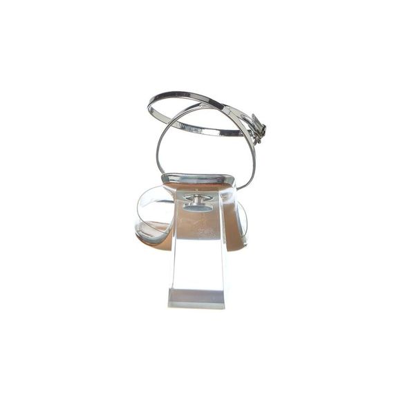 Gianvito Rossi Cosmic 85 Vinyl & Leather Sandal - Picture 3 of 5